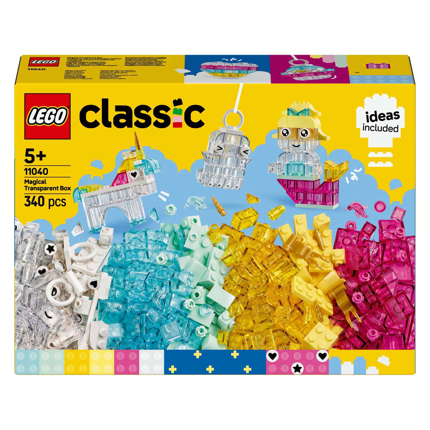 Lego classic 11040 magische transparante doos