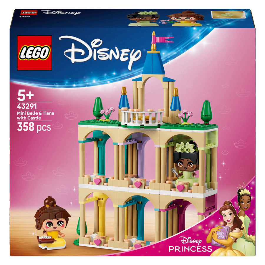 LEGO Disney Prinzessinnen 43291 Mini Belle und Tiana mit Schloss