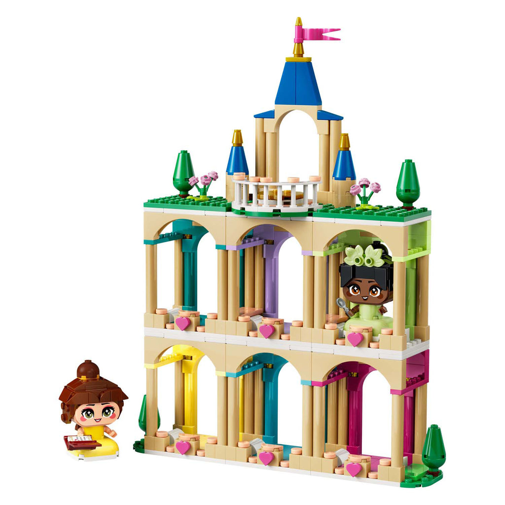 LEGO Disney Prinzessinnen 43291 Mini Belle und Tiana mit Schloss