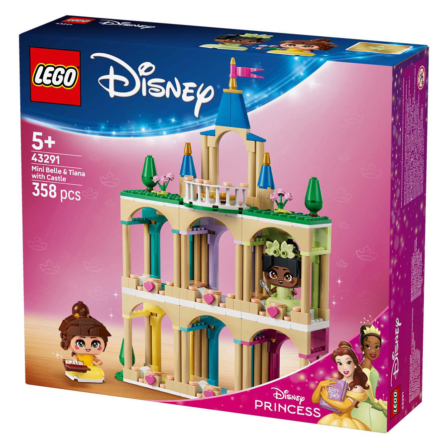 LEGO Disney Prinzessinnen 43291 Mini Belle und Tiana mit Schloss