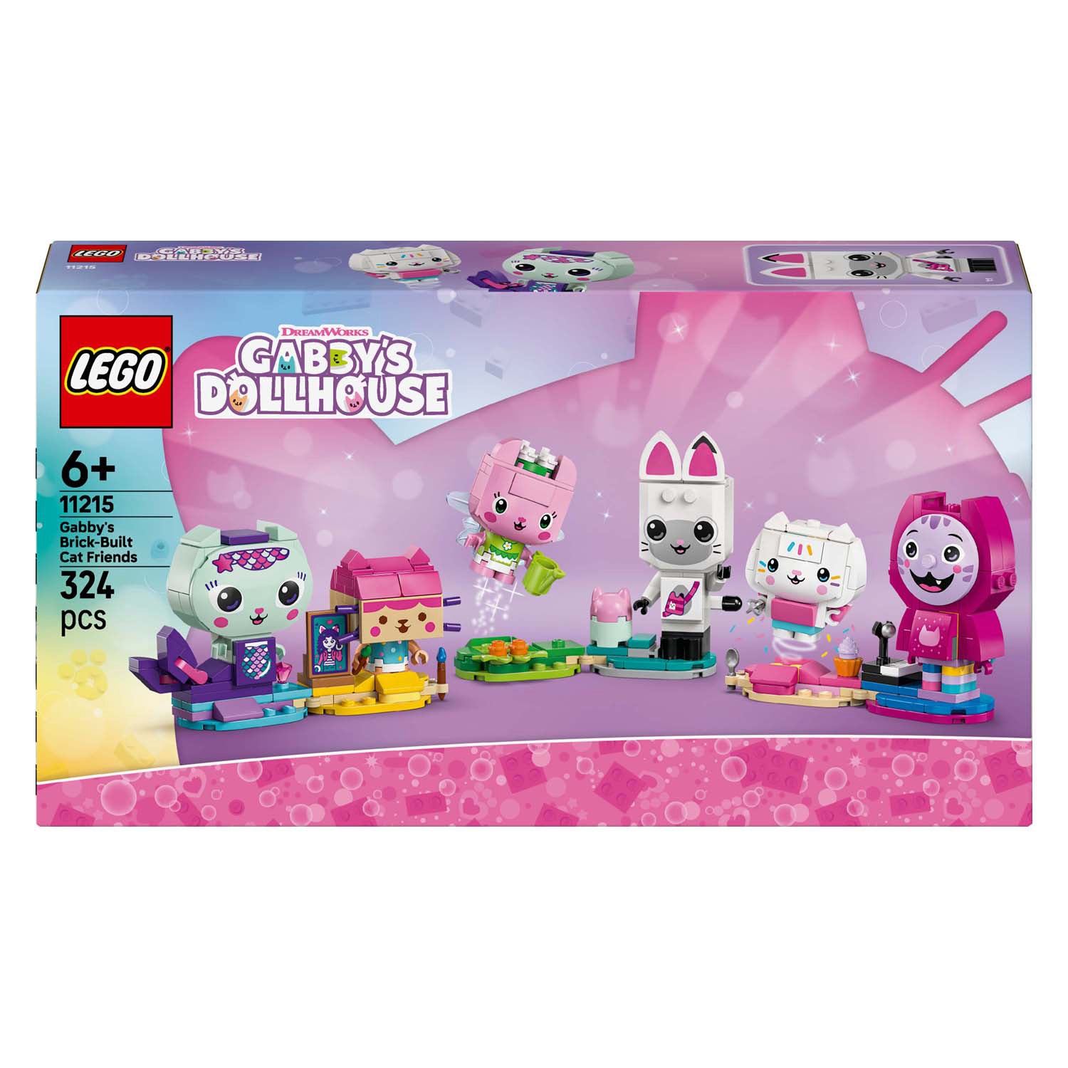 LEGO Gabbys Puppenhaus - Gabbys baubares Katzenfreunde-Konstruktionsspielzeug (11215)
