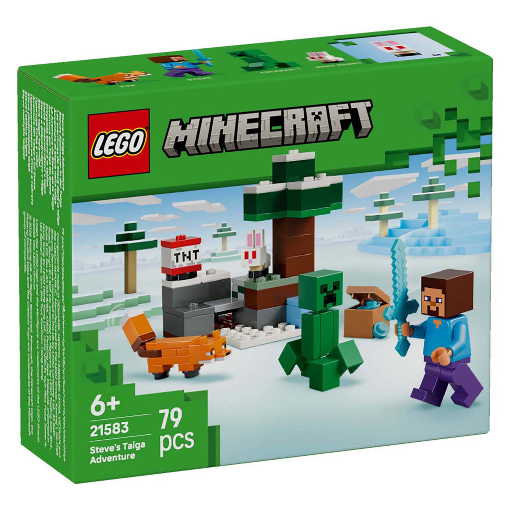Lego minecraft 21583 steves taiga-avontuur