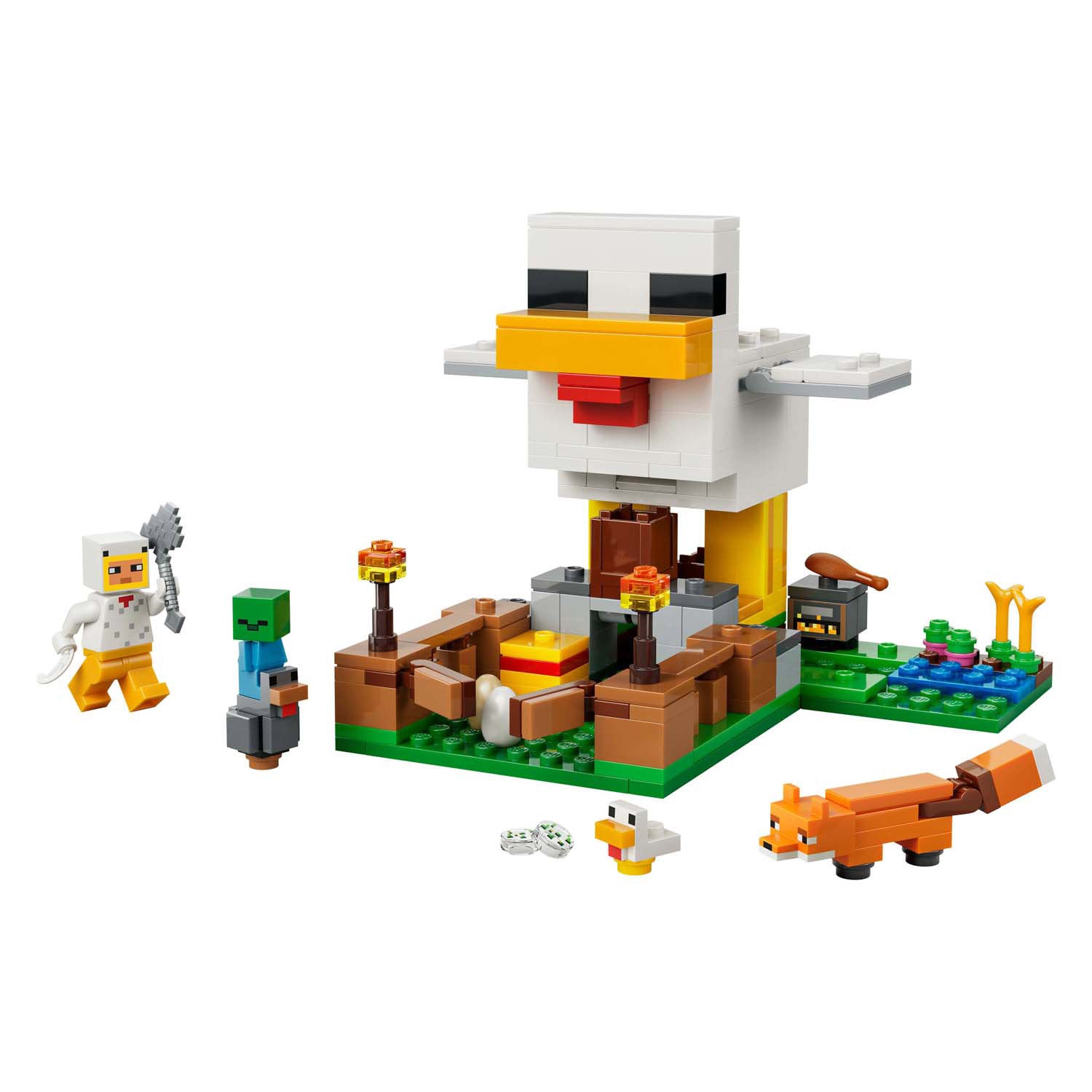 Lego minecraft 21585 kippenboerderij