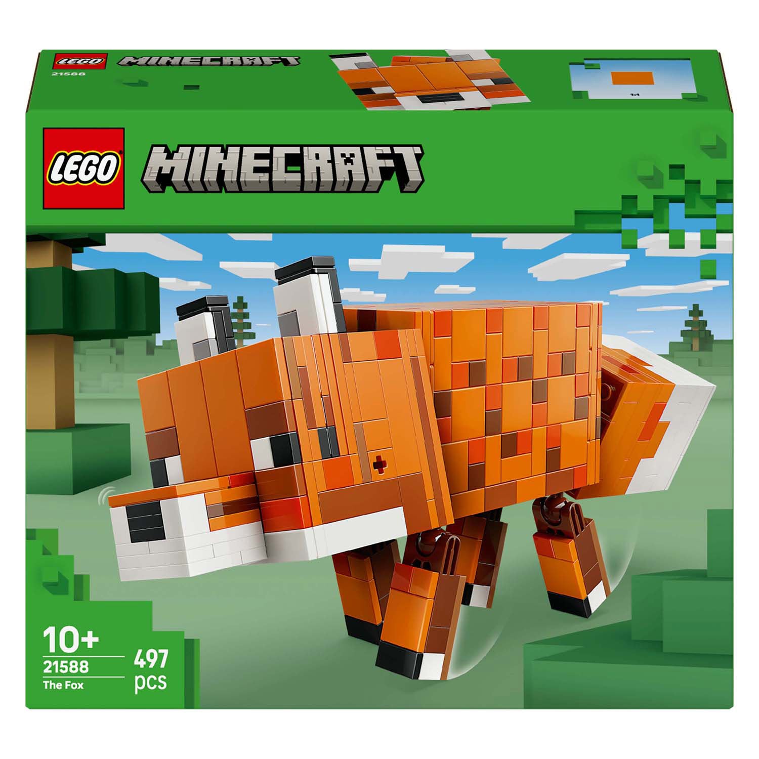 LEGO Minecraft Fuchs-Bauspielzeug