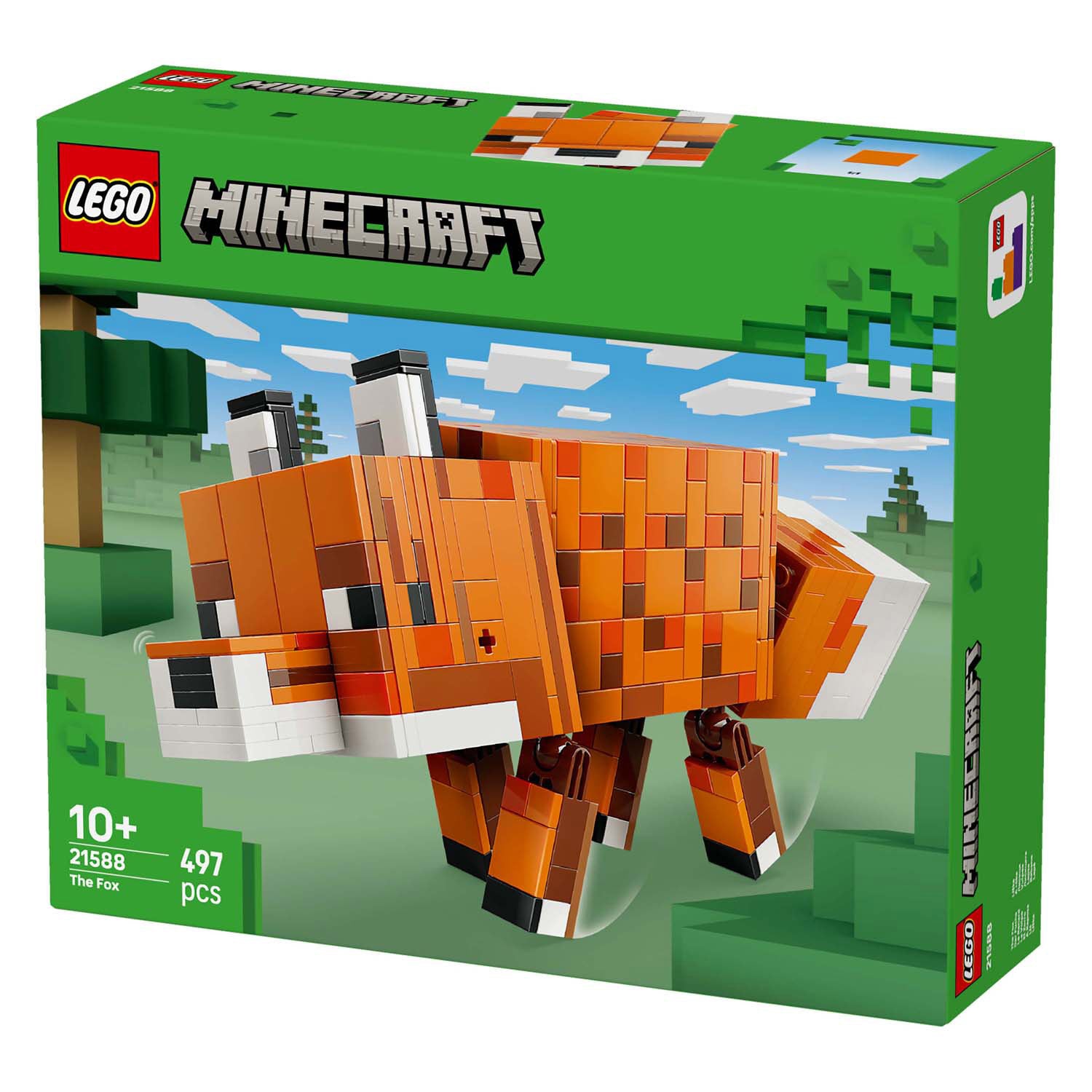 LEGO Minecraft Fuchs-Bauspielzeug