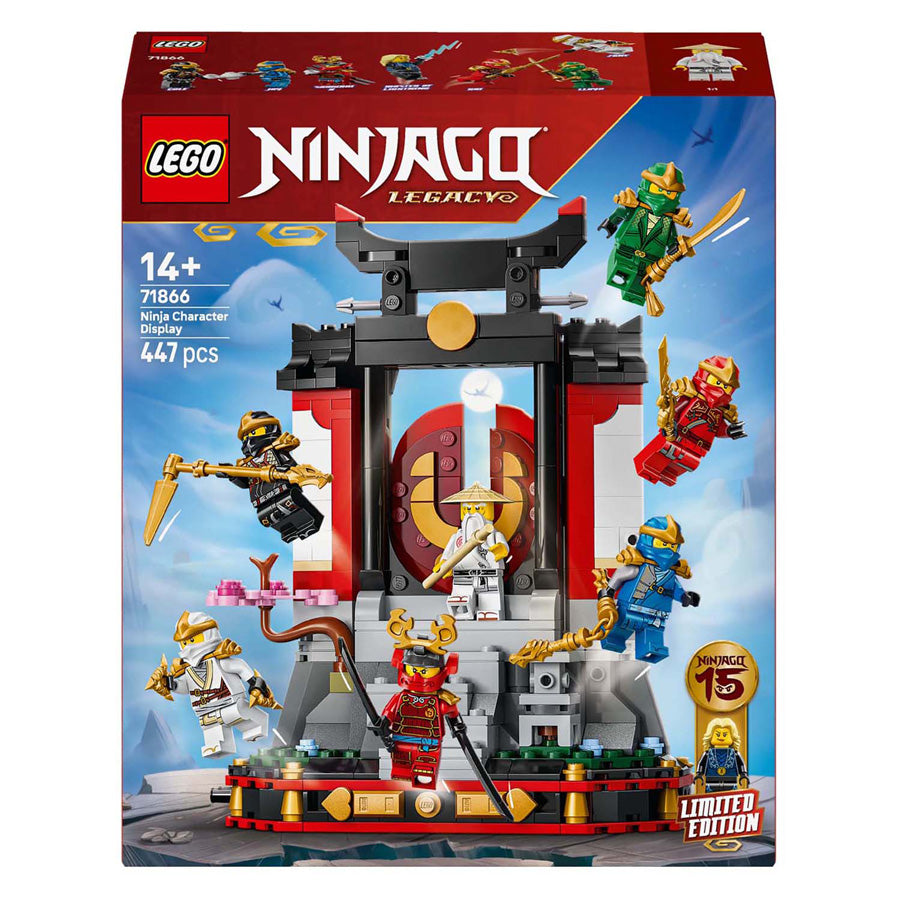 LEGO Ninjago 71866 15. Jubiläums-Display mit Ninja-Figuren