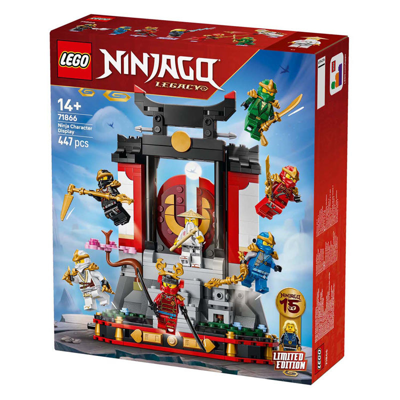 LEGO Ninjago 71866 15. Jubiläums-Display mit Ninja-Figuren