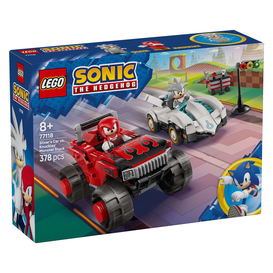 LEGO Sonic the Hedgehog 77118 Silvers Auto gegen Knuckles' Monstertruck