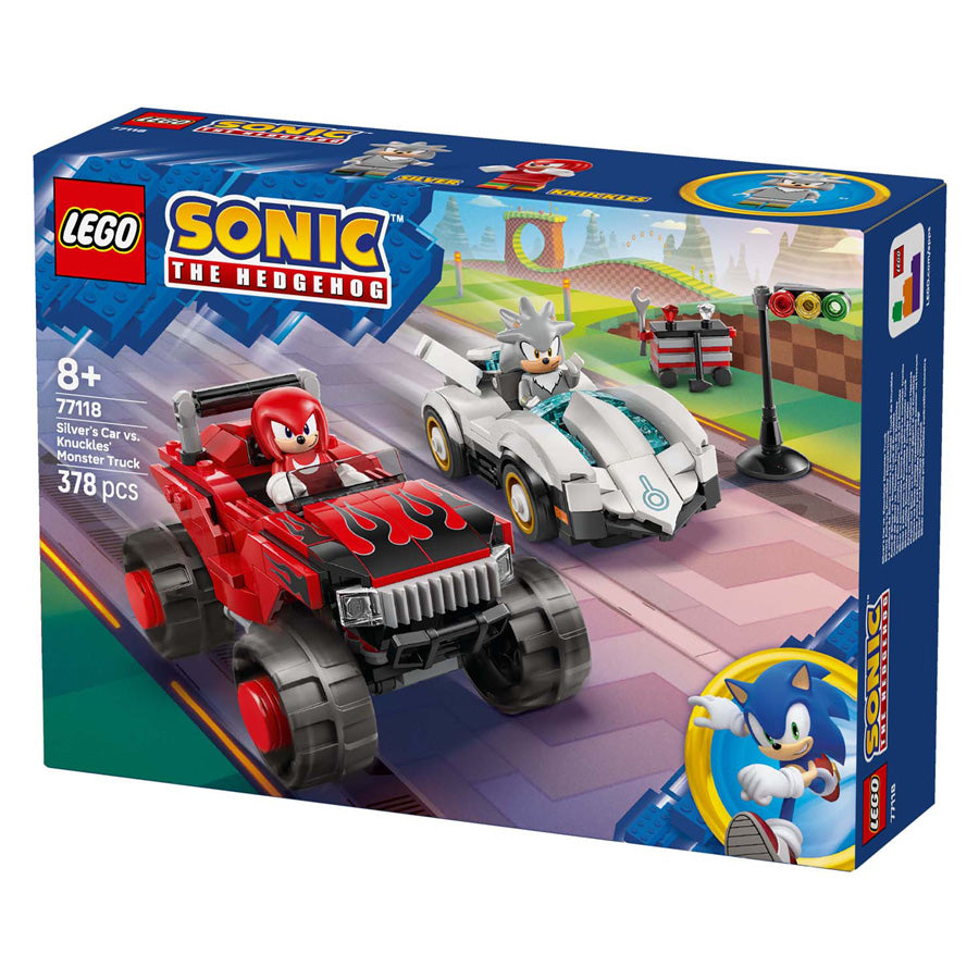 LEGO Sonic the Hedgehog 77118 Silvers Auto gegen Knuckles' Monstertruck
