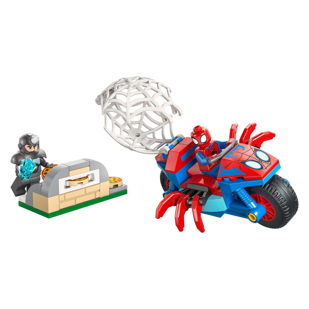 LEGO Marvel 11206 Spiderman auf seinem Fahrrad gegen Rhino