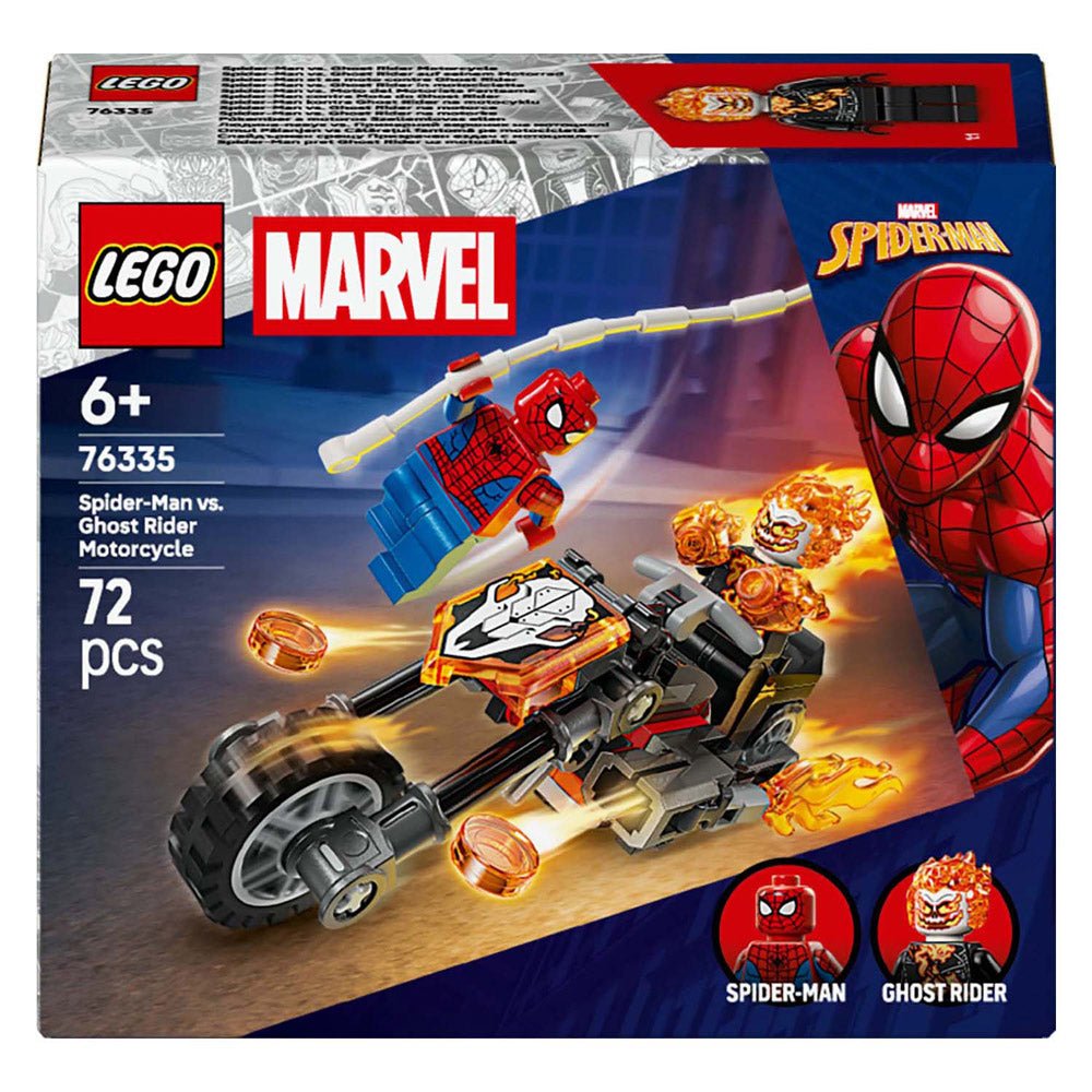 LEGO Superhelden 76335 Marvel Spider-Man vs. Ghost Rider Motorrad