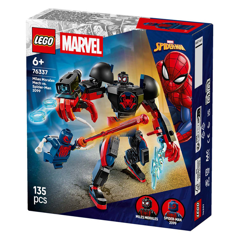 Lego marvel 76337 miles morales mecha vs. spider-man