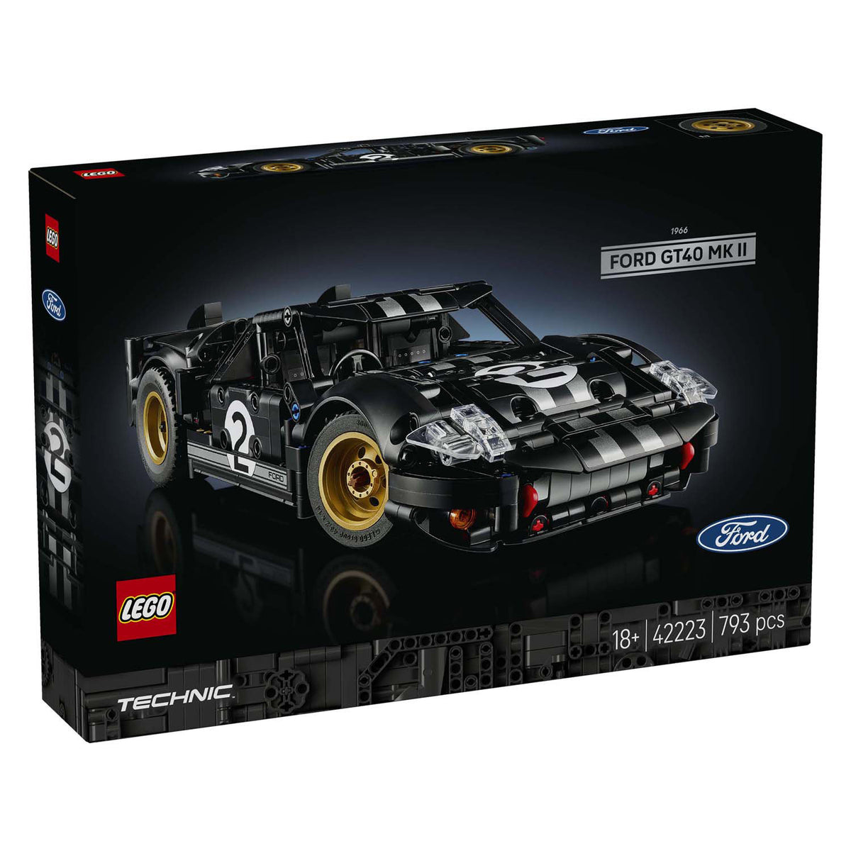 LEGO Technic 42223 1966 Ford GT40 MKII Rennwagen