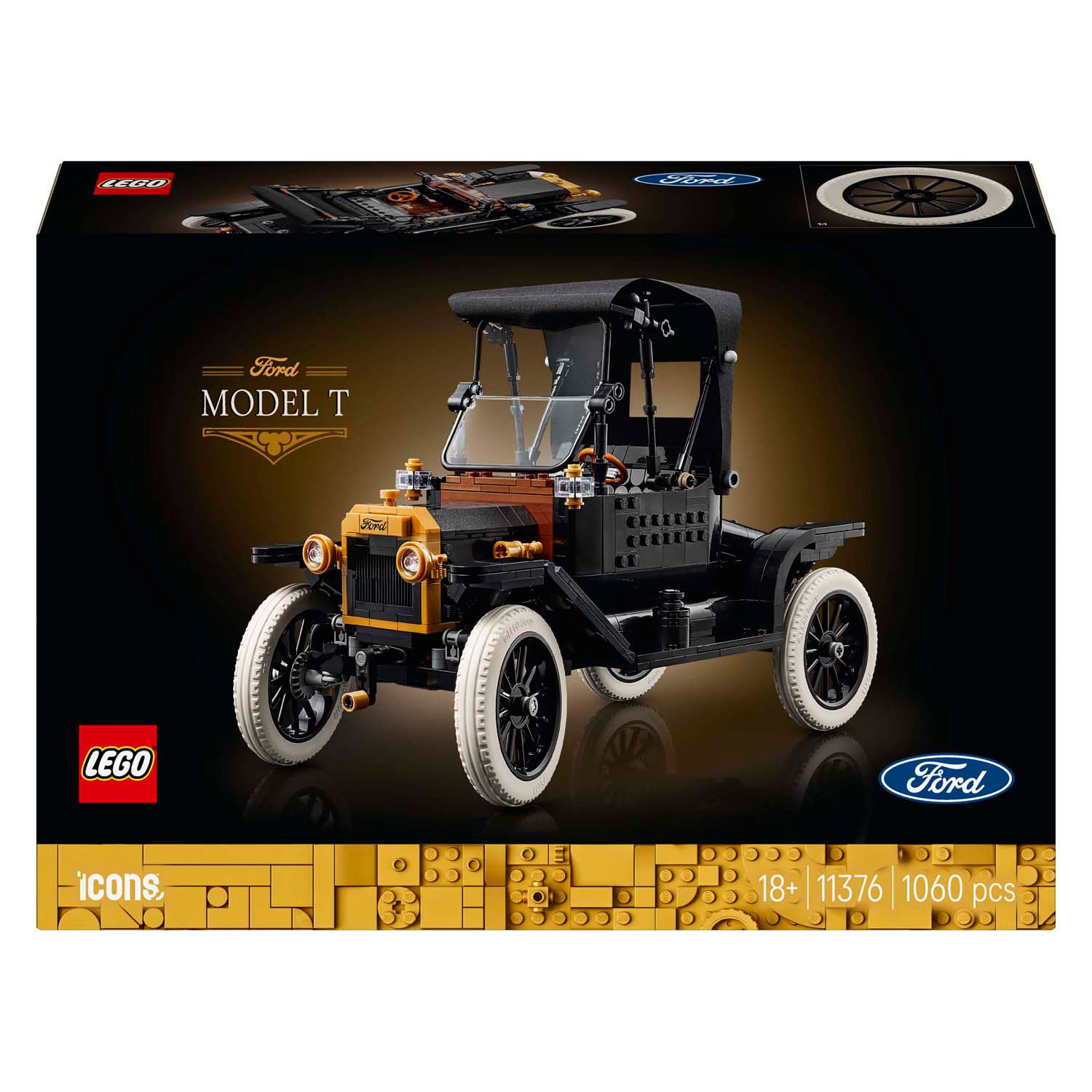 Lego icons - ford model t constructiespeelgoed (11376, retail)