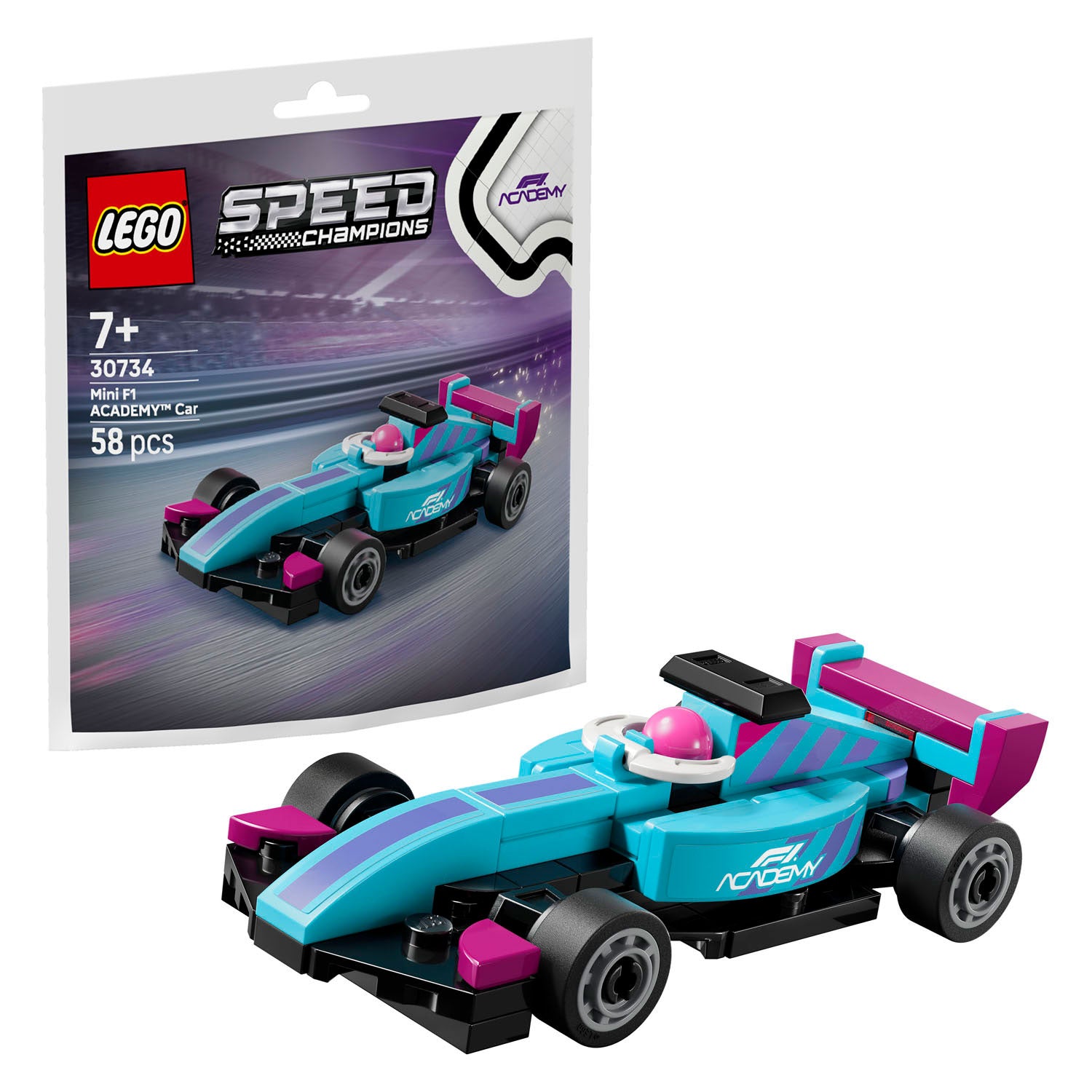 Lego speed champions 30734 f1 academy racewagen