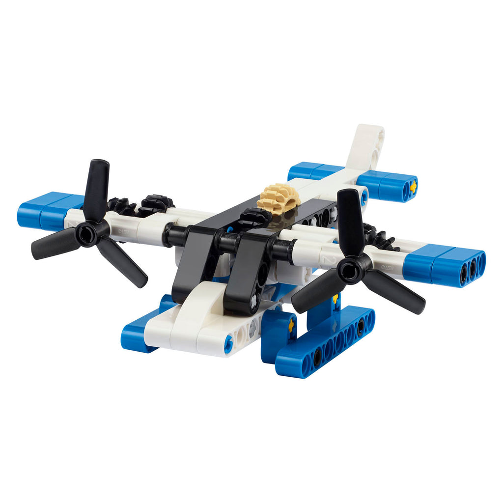 Lego technic 30736 wit watervliegtuig
