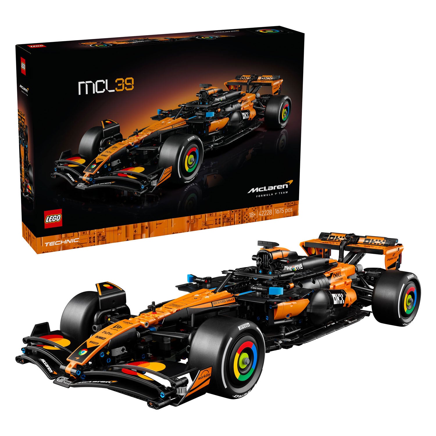 Lego technic 42228 mclaren mcl39 f1 auto
