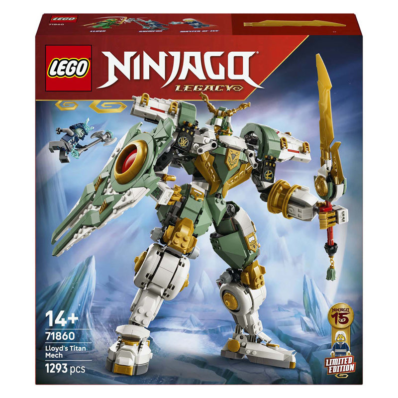 Lego ninjago 71860 15-jarig jubileum: lloyds reusachtige mecha
