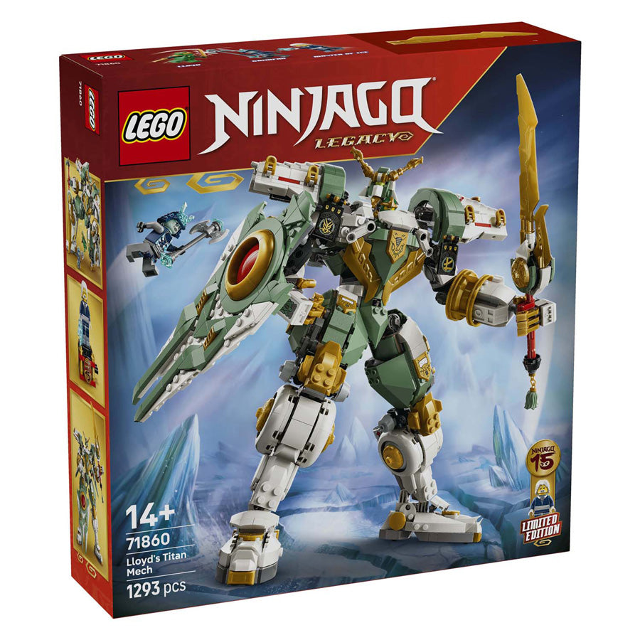 Lego ninjago 71860 15-jarig jubileum: lloyds reusachtige mecha
