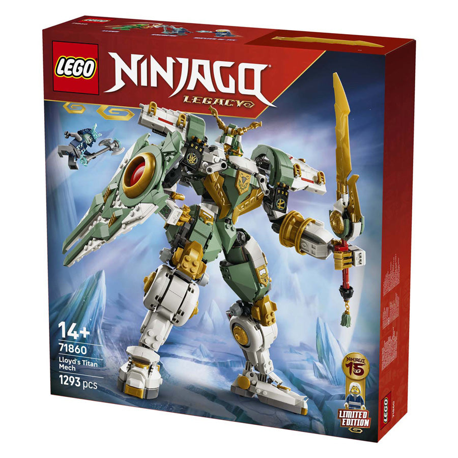 Lego ninjago 71860 15-jarig jubileum: lloyds reusachtige mecha
