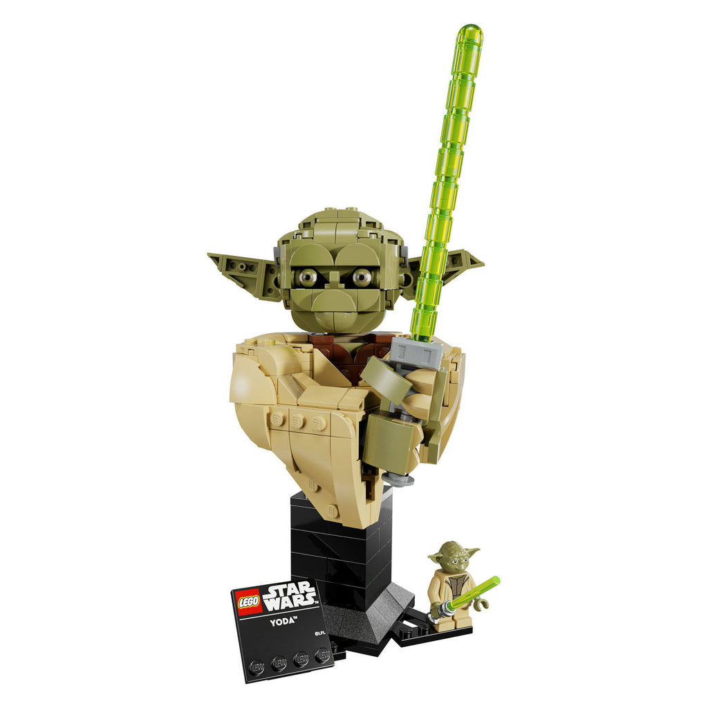 Lego star wars 75438 yoda buste