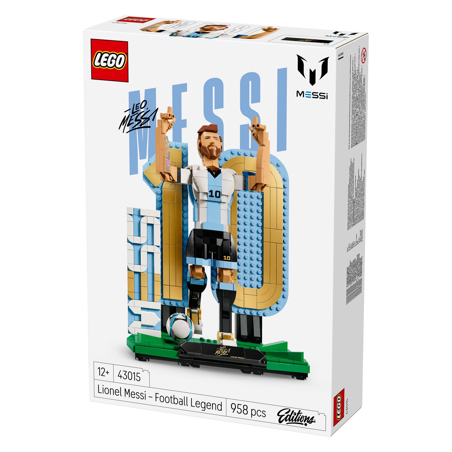 Lego editions 43015 lionel messi voetballegende