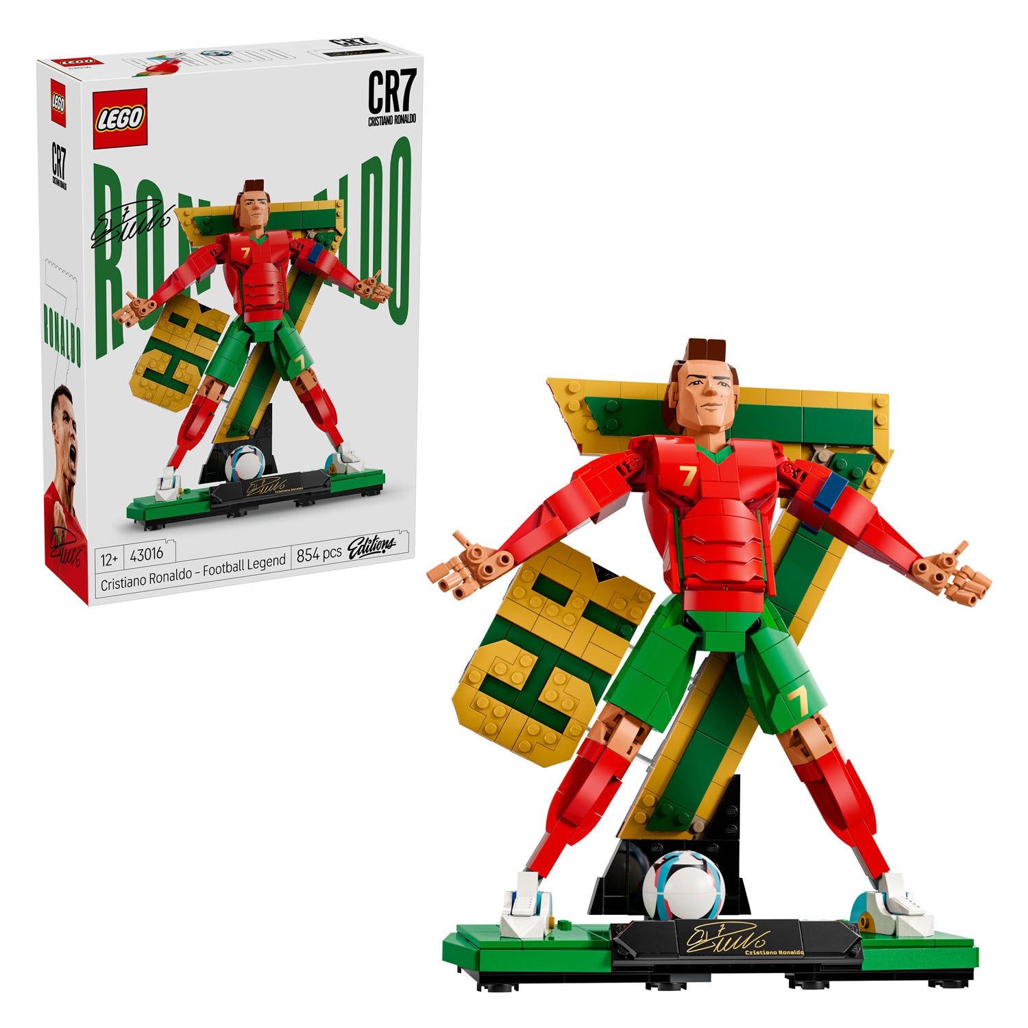 Lego editions 43016 cristiano ronaldo voetballegende