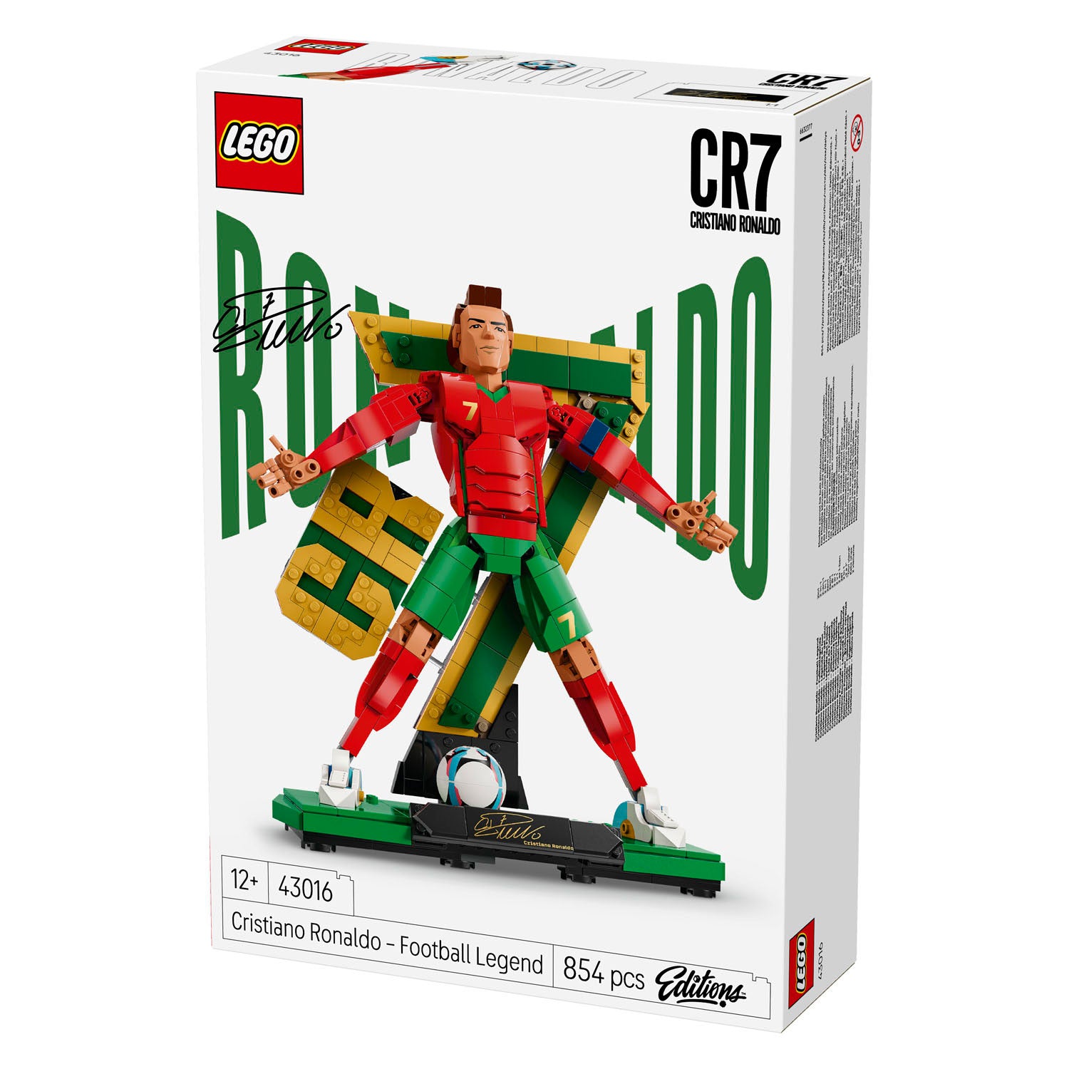Lego editions 43016 cristiano ronaldo voetballegende