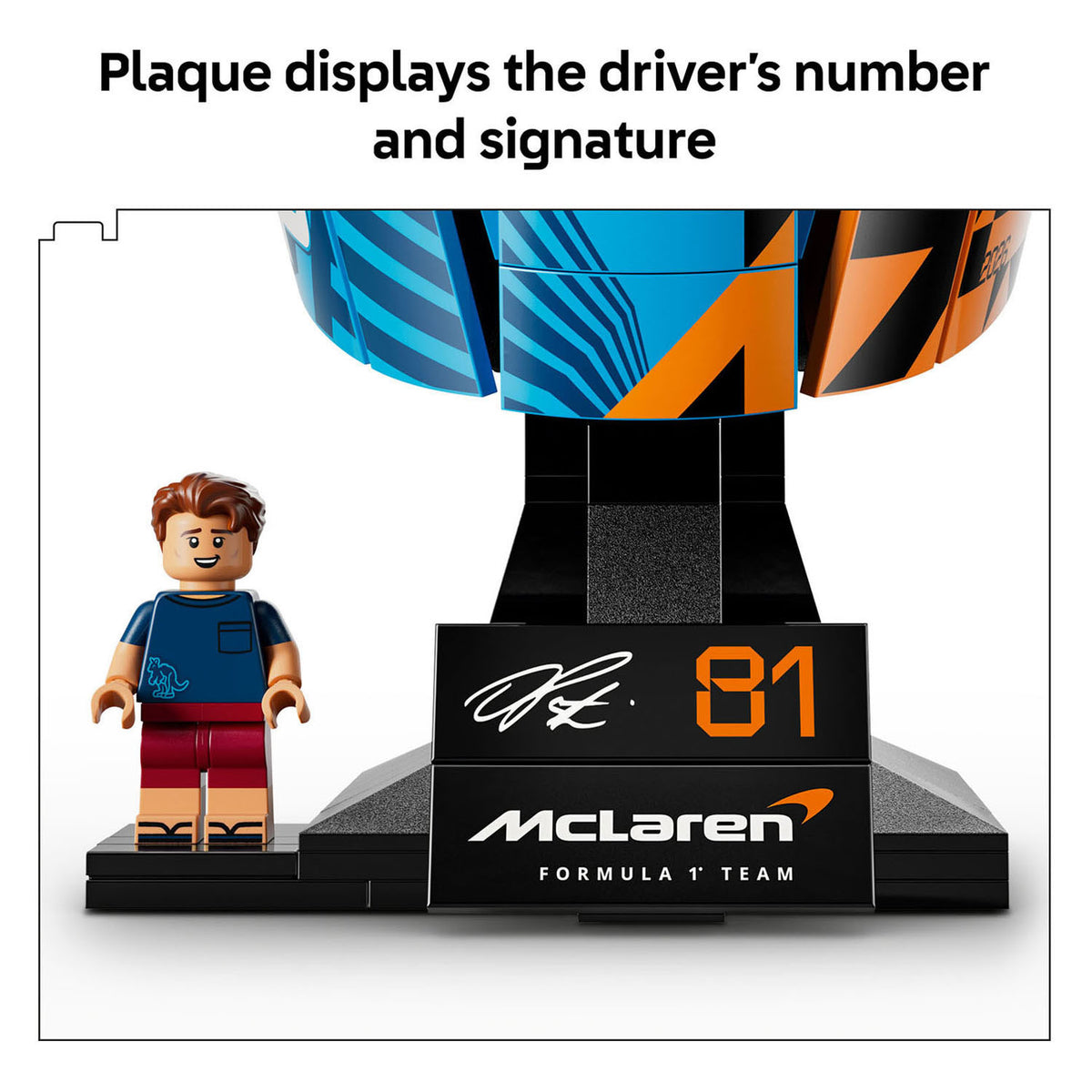 Lego editions sports f1 mclaren helm van oscar piastri