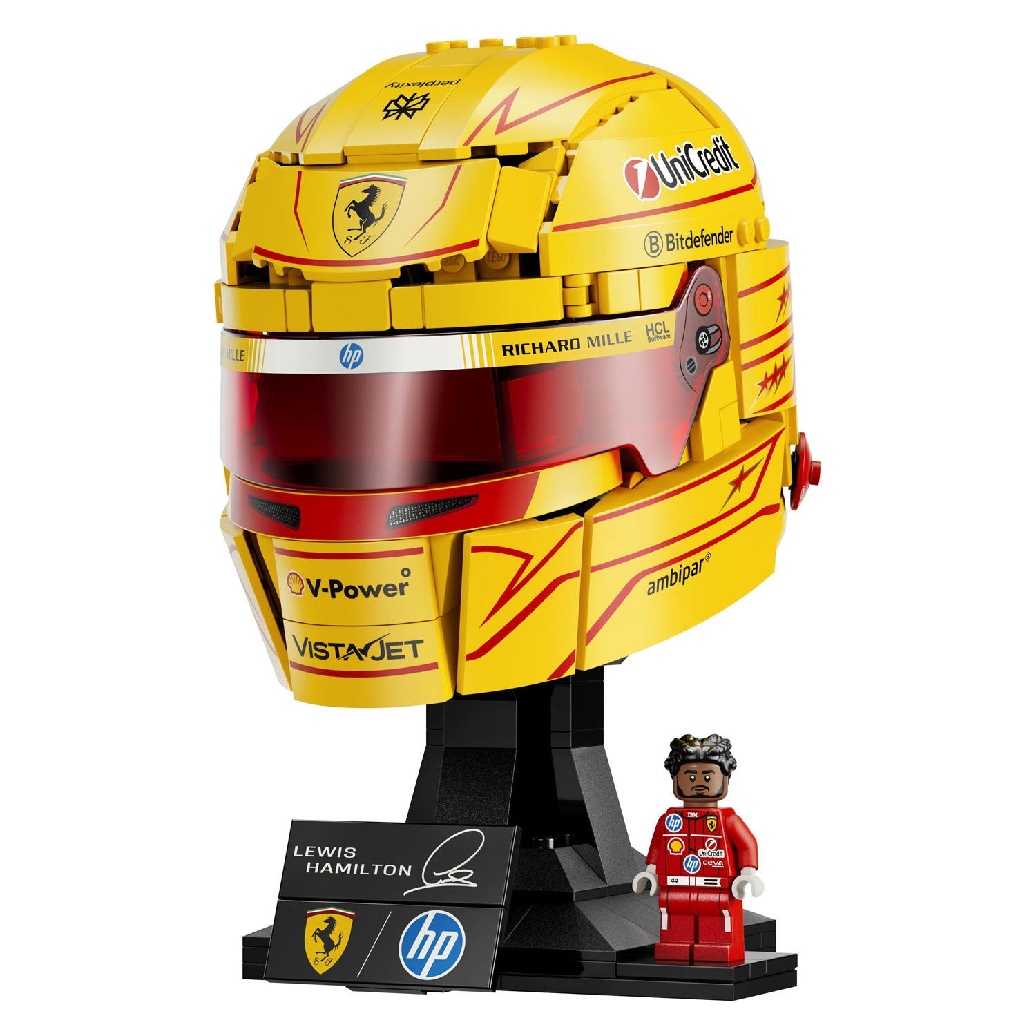 Lego editions 43022 scuderia ferrari hp helm van lewis hamilton