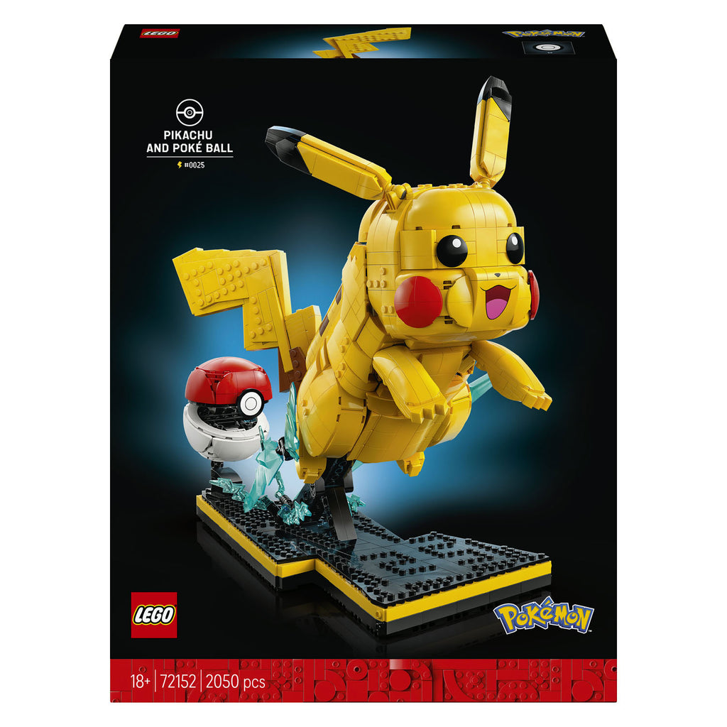 Lego pokemon 72152 pikachu en pokeball