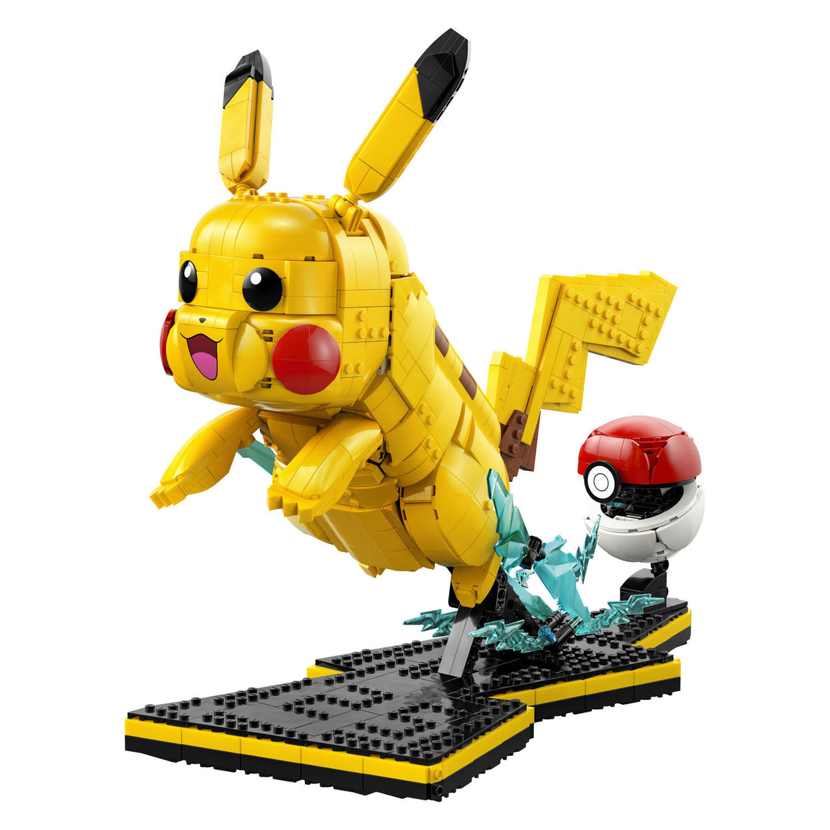 Lego pokémon pikachu en pokéball bouwpakket voor volwassenen en woondecoratie - 72152