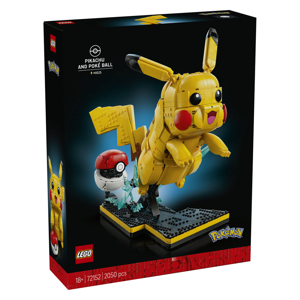 Lego pokemon 72152 pikachu en pokeball