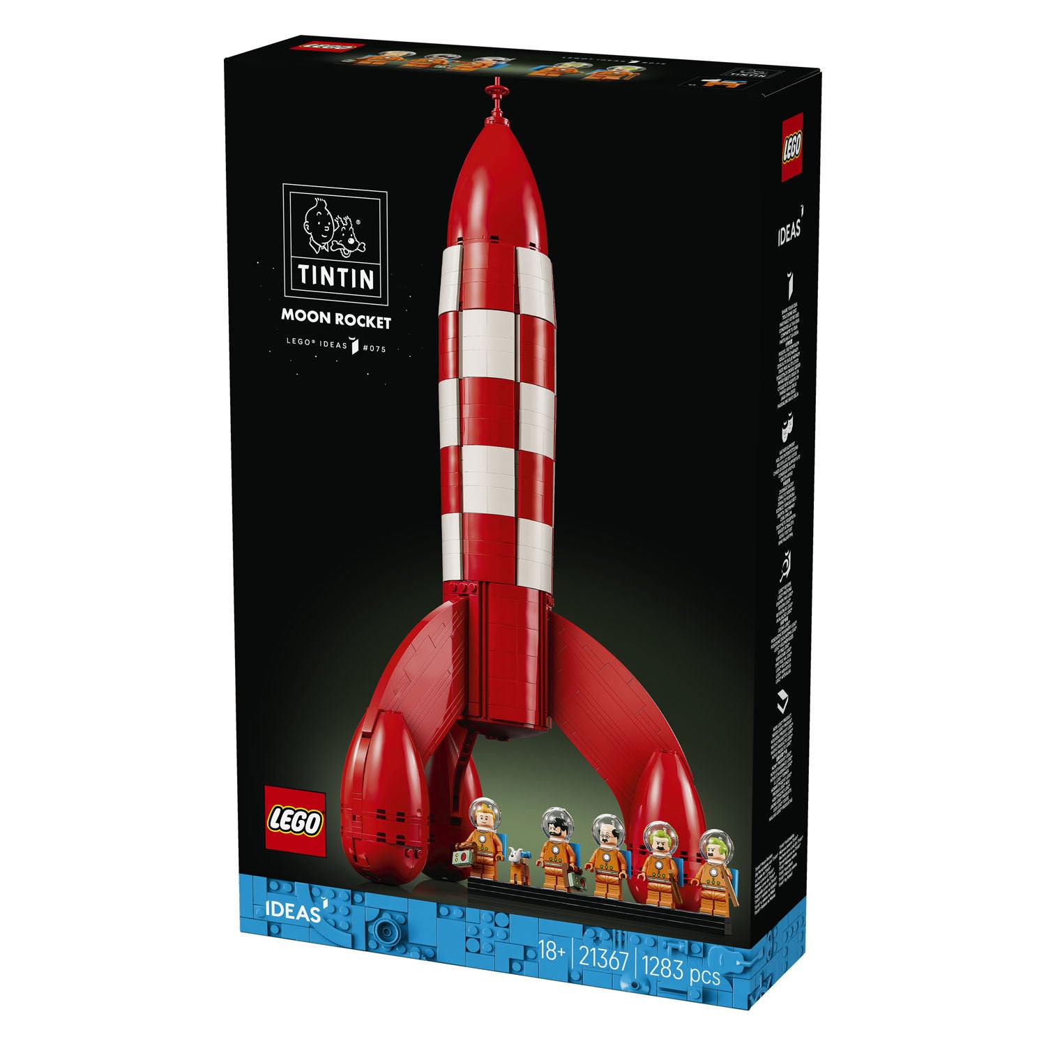 Lego ideas 21367 tintin kuifje maanraket