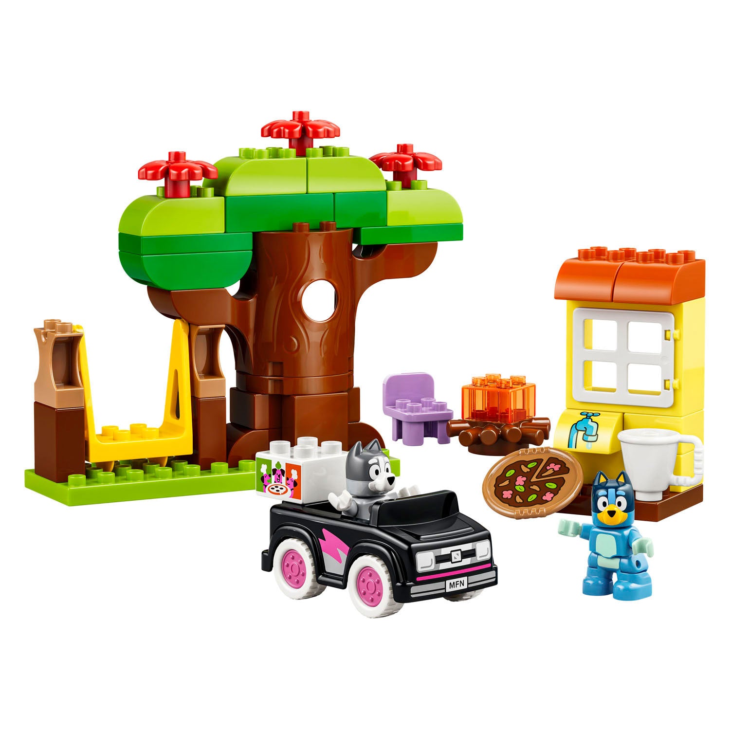 Lego duplo 10469 pizzameisjes met muffin en bluey