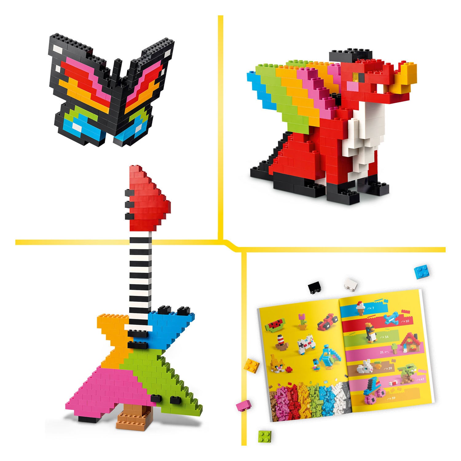 Lego classic 11045 kleurrijke creatieve stenen