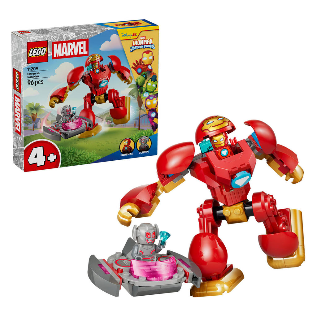 Lego marvel 11209 ultron tegen iron man