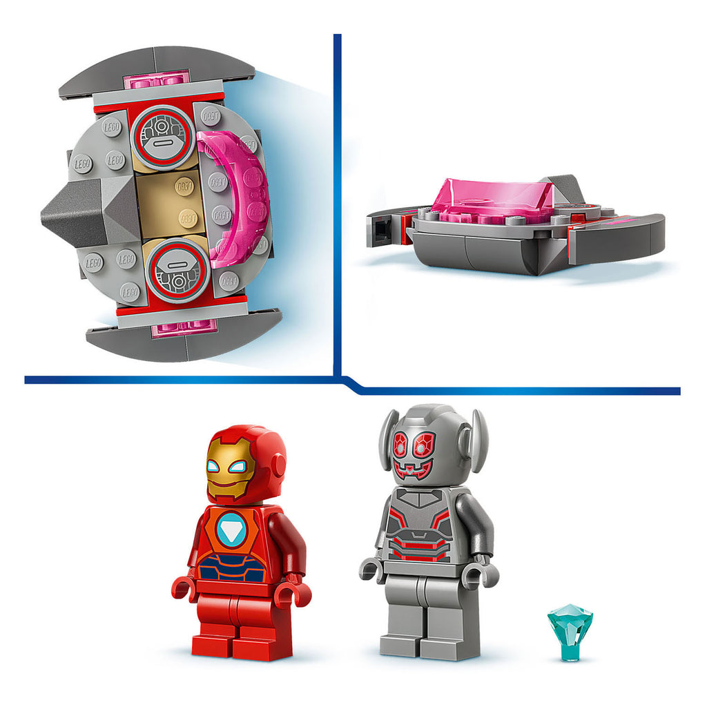 Lego marvel 11209 ultron tegen iron man