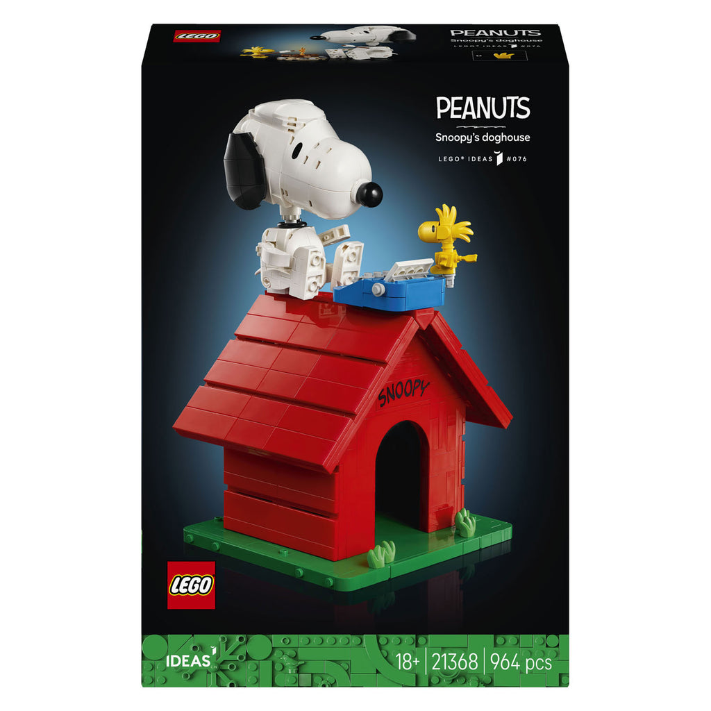 Lego ideas peanuts: snoopy's hondenhok