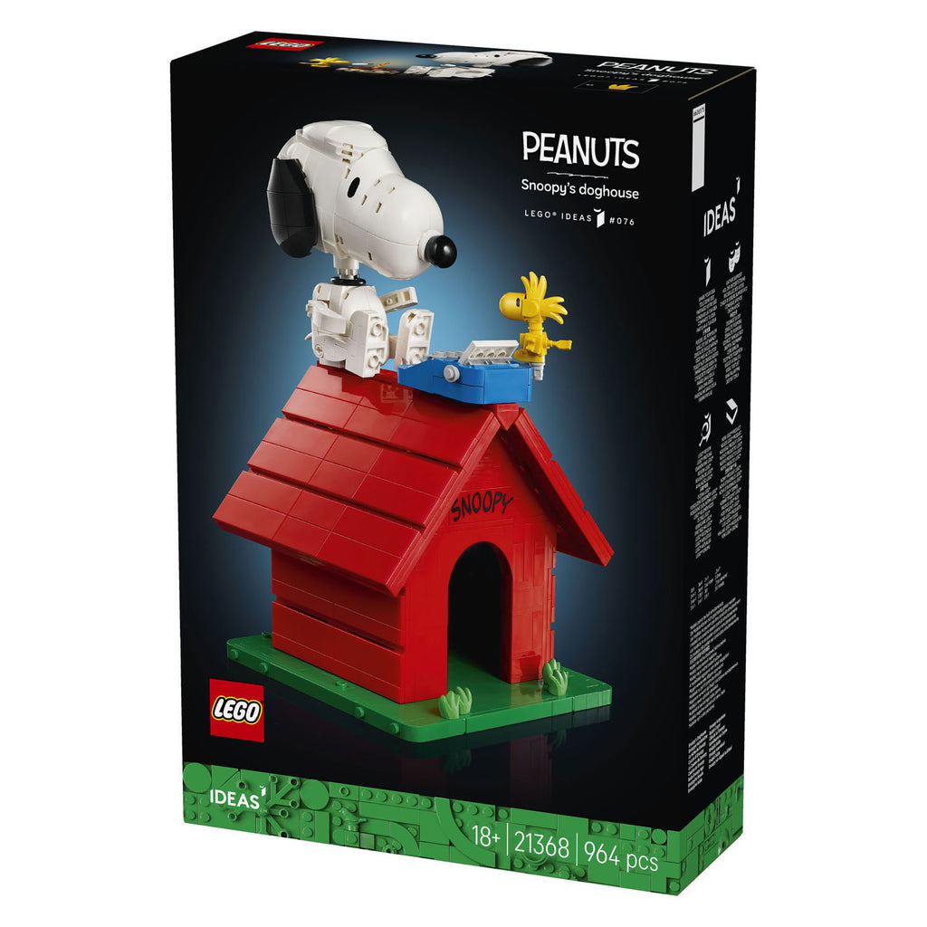 Lego ideas peanuts: snoopy's hondenhok