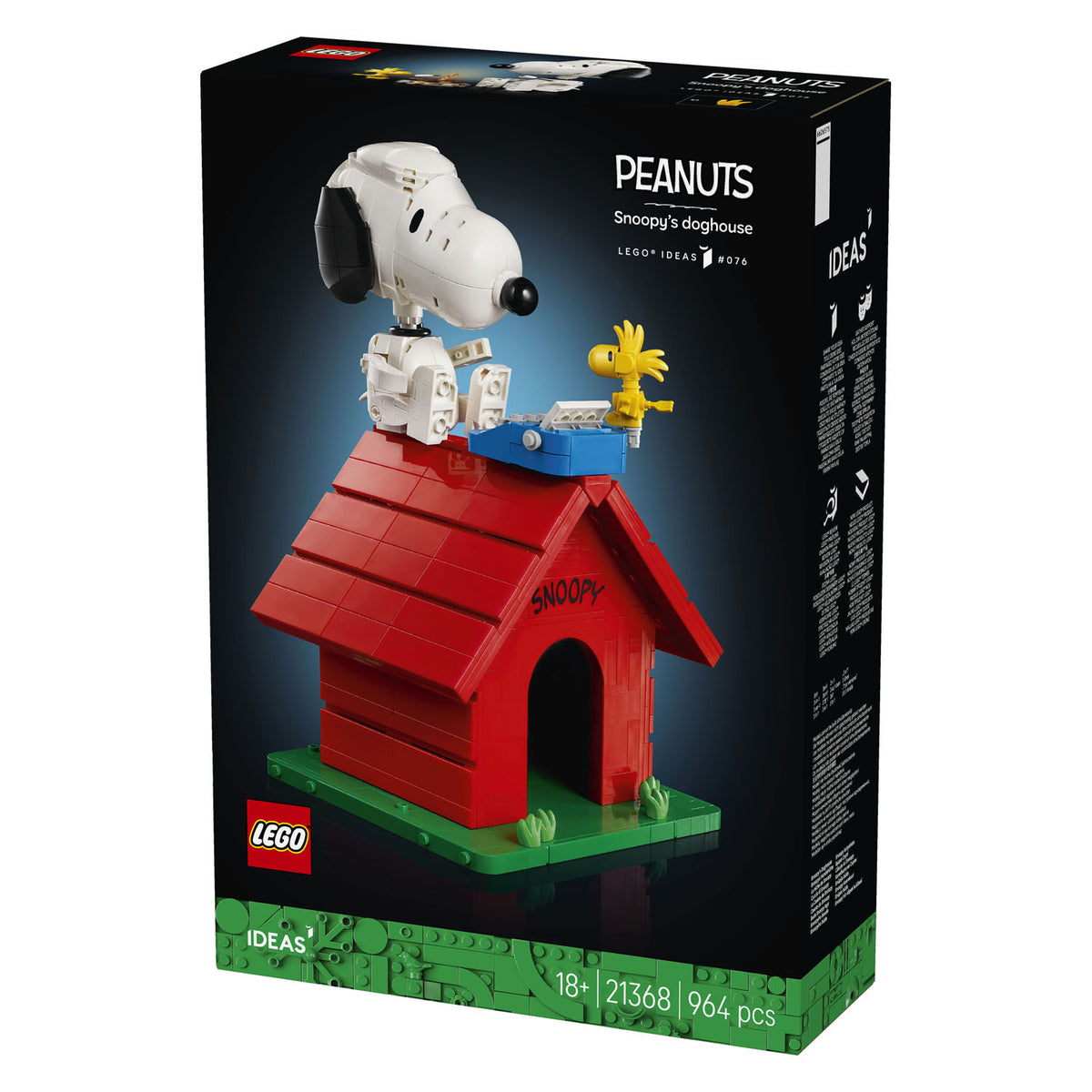Lego ideas peanuts: snoopy's hondenhok