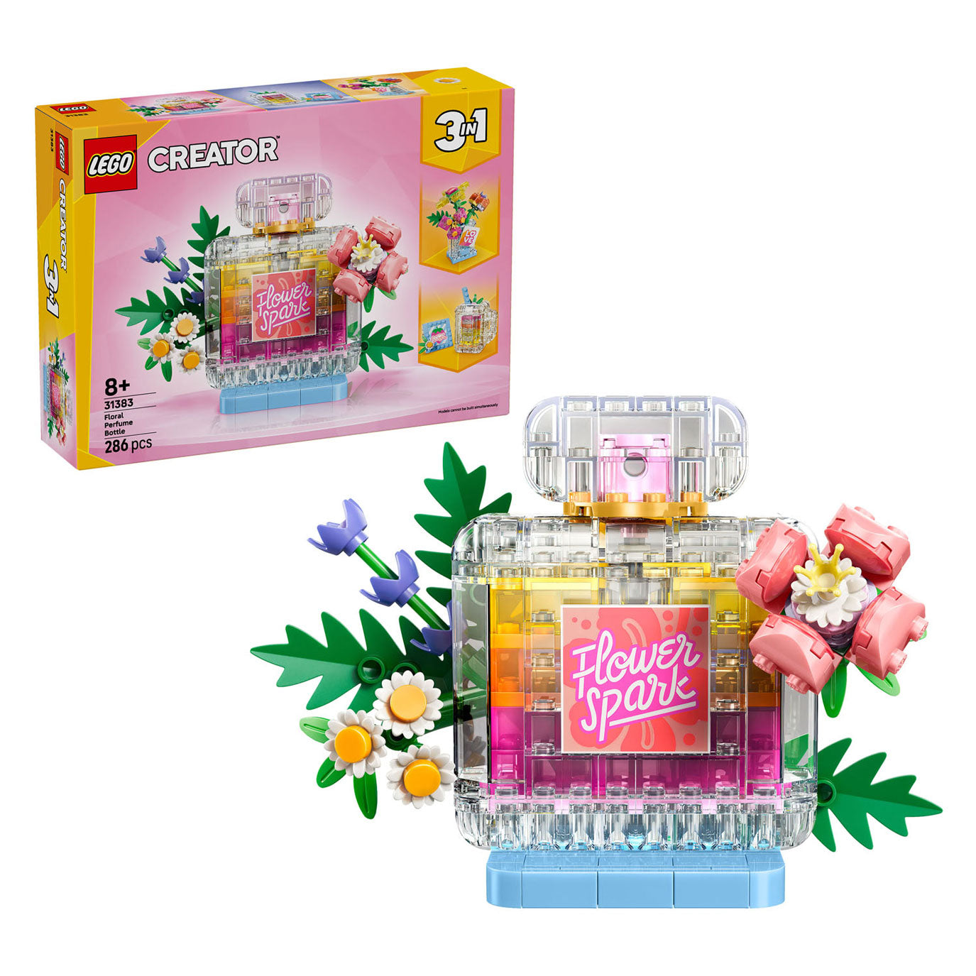 Lego creator 31383 parfumfles met bloemen