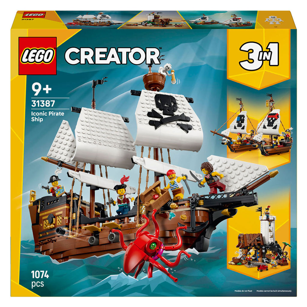 Lego craetor 31387 klassiek piratenschip