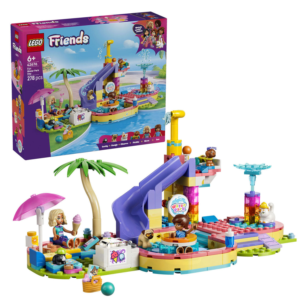 Lego friends 42676 leuke dag in het waterpark