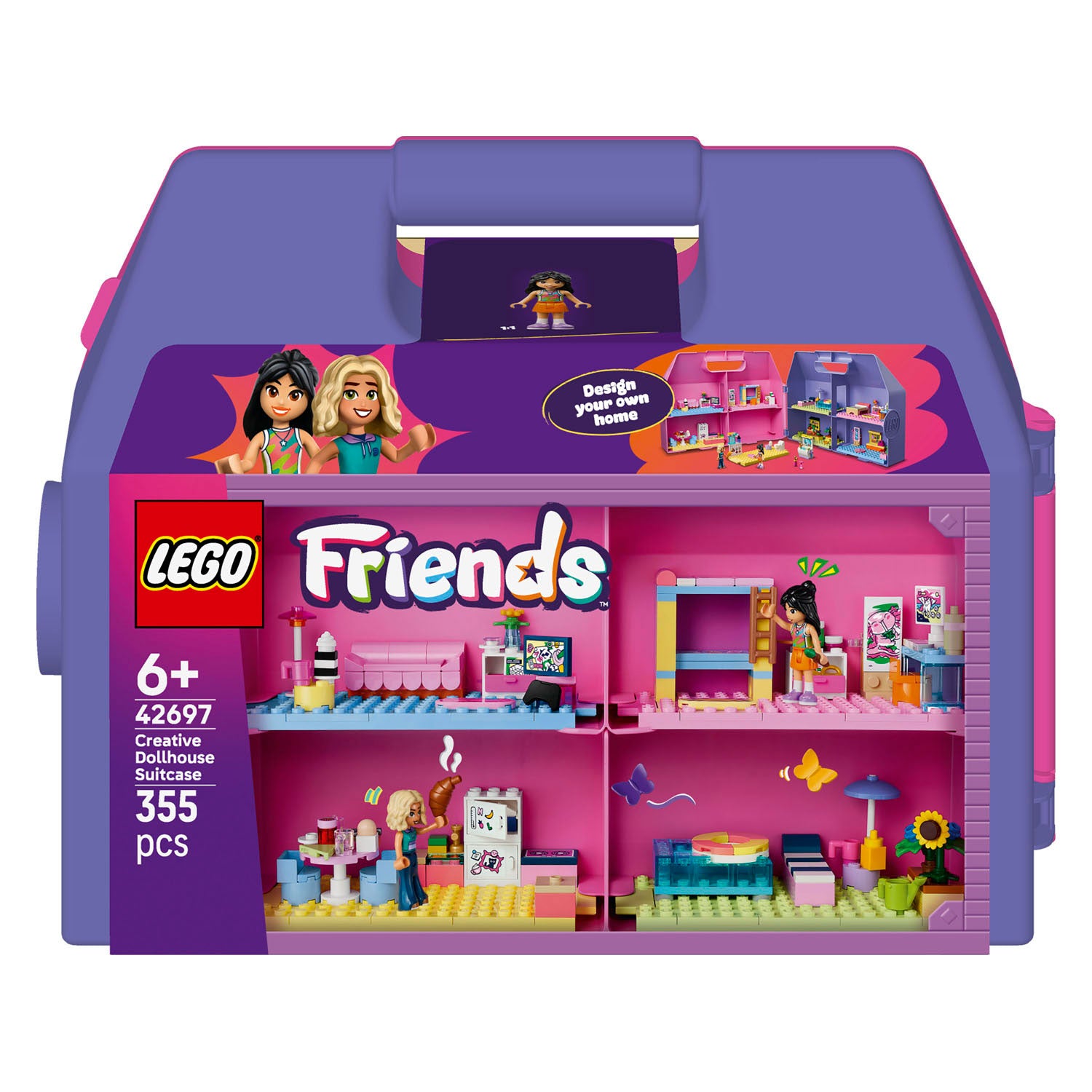 Lego friends 42697 creatieve poppenhuiskoffer
