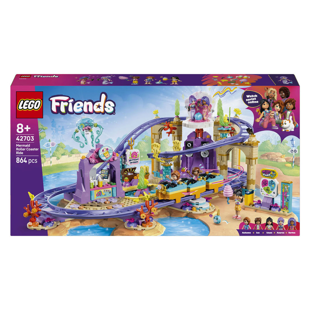 Lego friends 42703 zeemeerminnenachtbaan