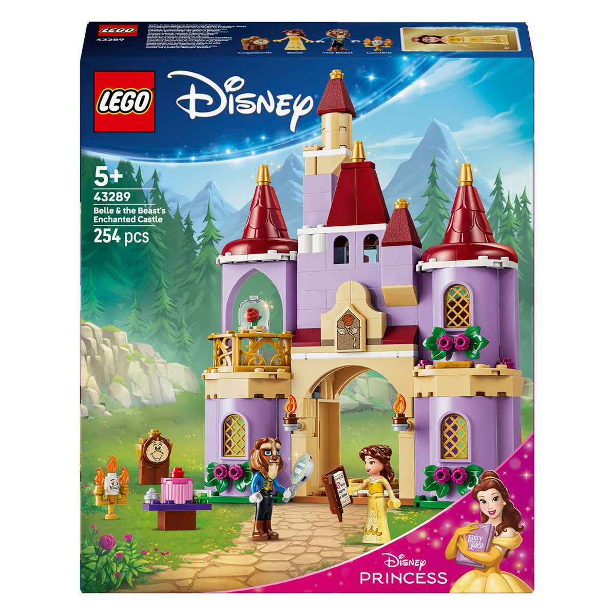 Lego disney princess 43289 het betoverde kasteel van belle en het beest