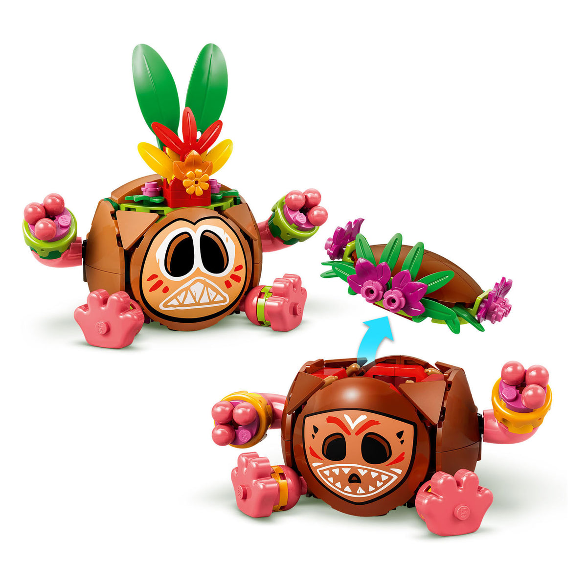 Lego disney vaiana kakamora bouwbaar kokosnoot speelgoed voor kinderen 43293