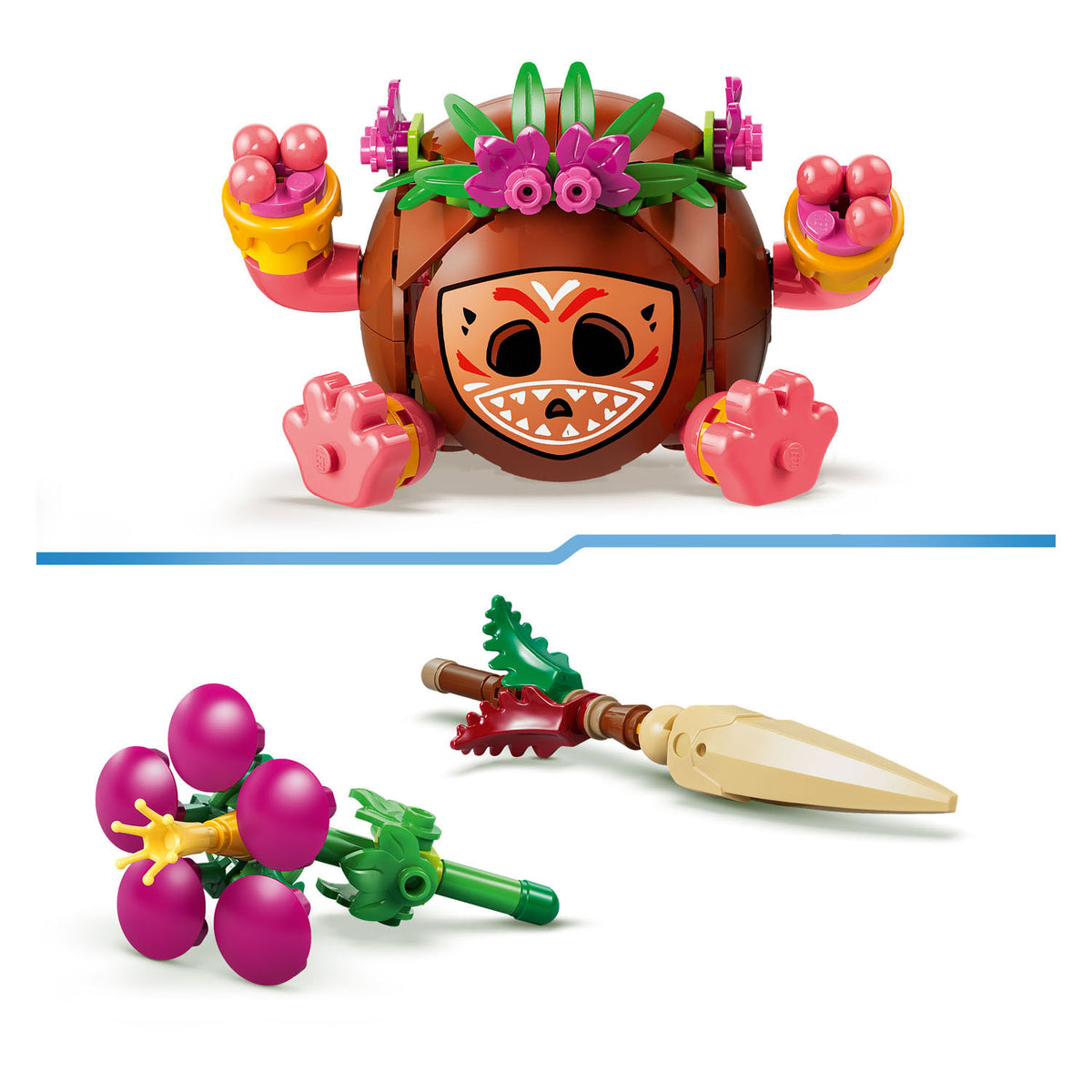 Lego disney vaiana kakamora bouwbaar kokosnoot speelgoed voor kinderen 43293
