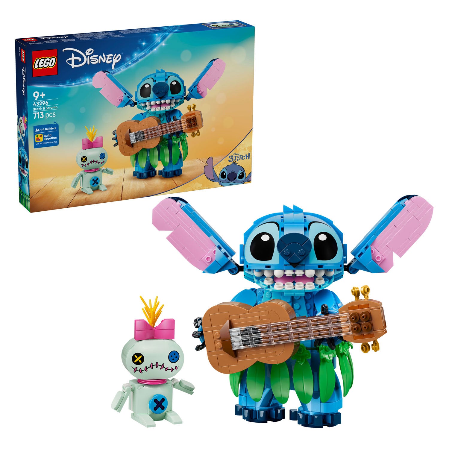 Lego disney 43296 stitch en scrump